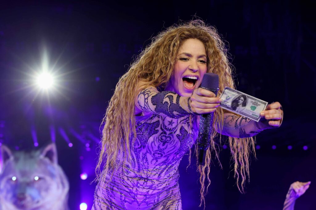 Shakira y su manada en Barranquilla